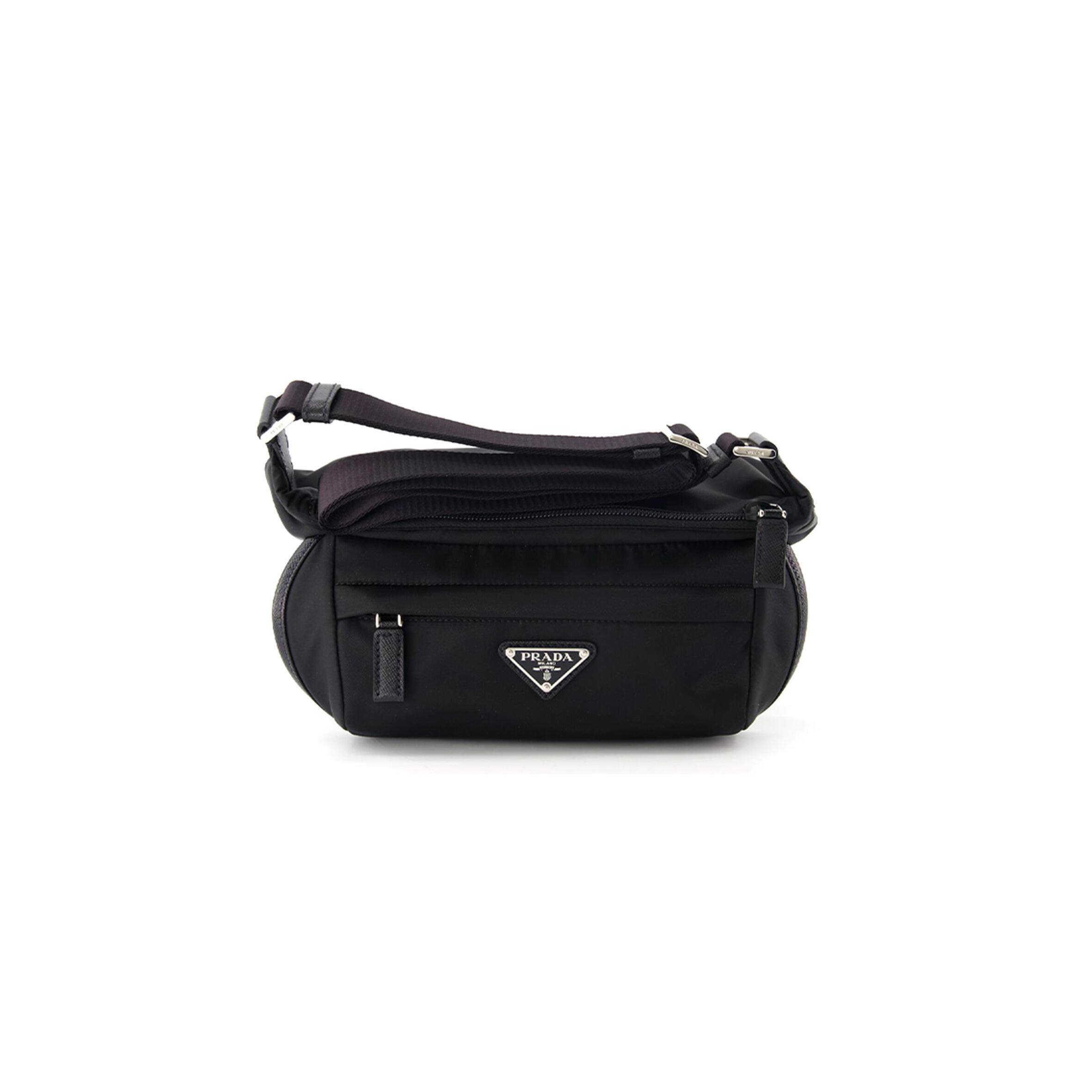 Pra*a re-nylon fanny pack 2vh171 (20*12.5*10cm)